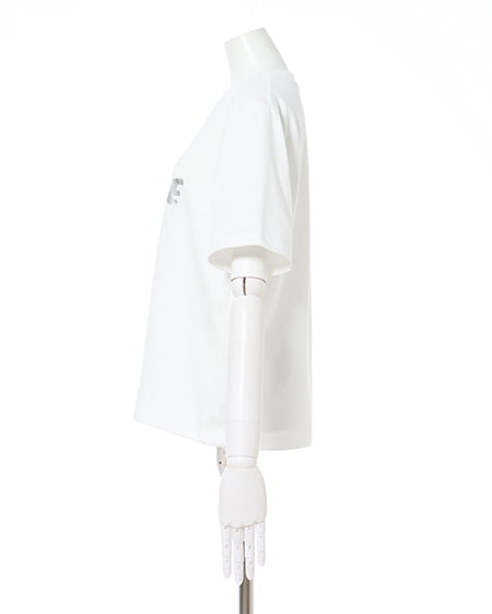 INGNI（イング） 箔プリントロゴTシャツ ｵﾌﾎﾜｲﾄ