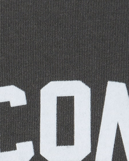INGNI（イング） トラリンガーTシャツ ﾁｬｺｰﾙｸﾞﾚｰ/ｵﾌﾎﾜｲﾄ