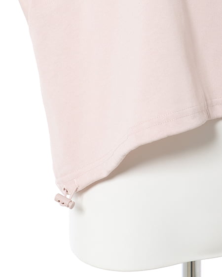 INGNI（イング） 裾ドロストBackハートショートTシャツ ﾋﾟﾝｸ