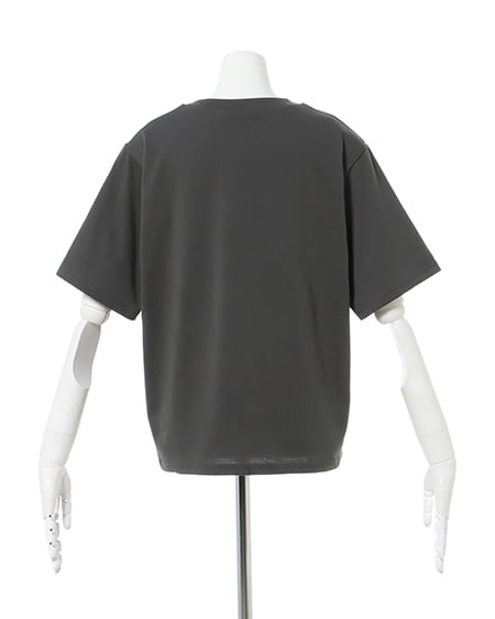 INGNI（イング） カラーレターロゴTシャツ ｽﾐｸﾛ/ｸﾞﾘｰﾝ