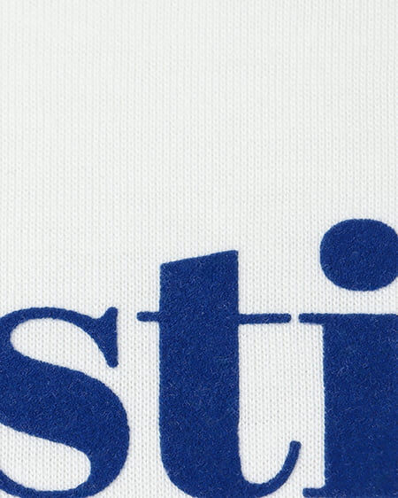 INGNI（イング） フレンチスリーブロゴTシャツ ｵﾌﾎﾜｲﾄ/ﾌﾞﾙｰ
