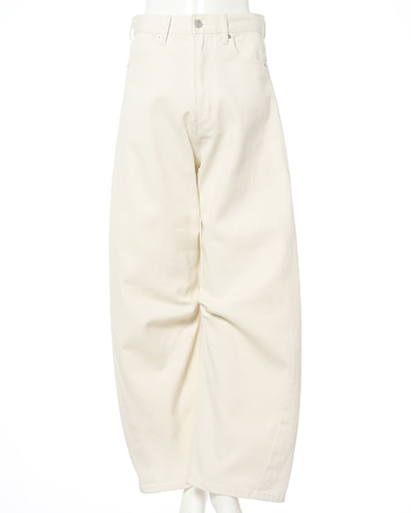 INGNI(イング) デニムカーブパンツ(セットアップ対応) アイボリー