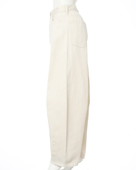 INGNI(イング) デニムカーブパンツ(セットアップ対応) アイボリー