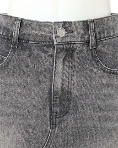 INGNI（イング） オーバーダイカットオフデニムスカート／Ａ ﾗｲﾄｸﾞﾚｰ