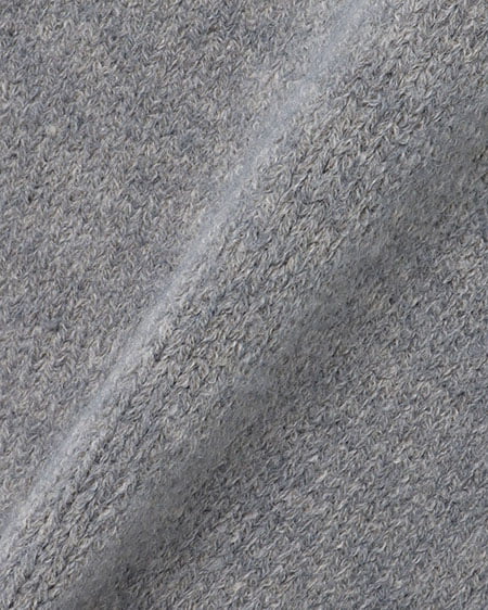 INGNI(イング) モックネックBackスリットニットワンピース グレー