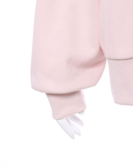 INGNI(イング) 装飾リボン付ねこスウェットトップス ライトピンク