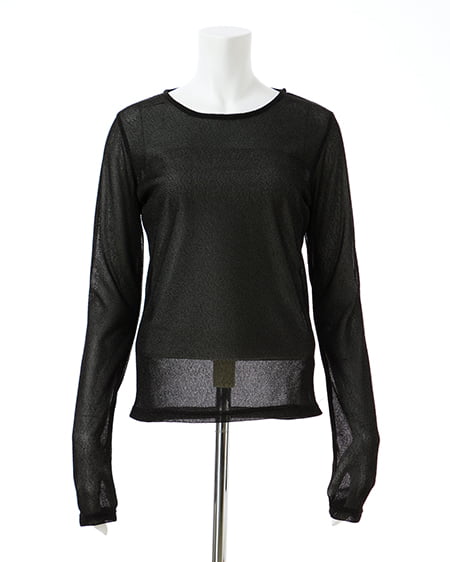 INGNI(イング) ラメシアートップス クロ