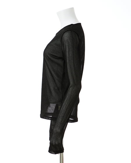 INGNI(イング) ラメシアートップス クロ