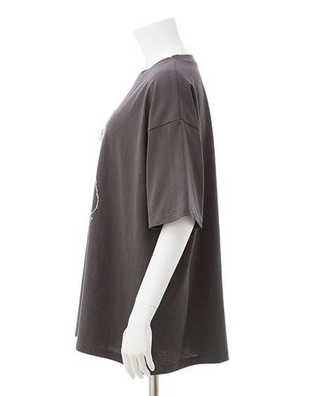 INGNI（イング） BearモチーフTシャツ ｽﾐｸﾛ