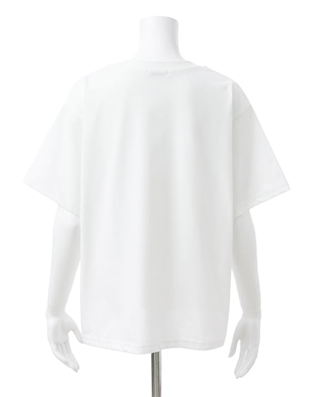 INGNI（イング） フラワーロゴTシャツ ｵﾌﾎﾜｲﾄ/ｺﾝ