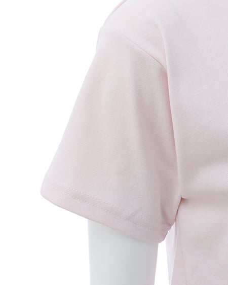 INGNI（イング） 装飾リボン付ねこTシャツ ﾗｲﾄﾋﾟﾝｸ
