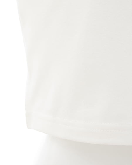 INGNI（イング） ナンバリングリンガーTシャツ ｵﾌﾎﾜｲﾄ/ｸﾛ