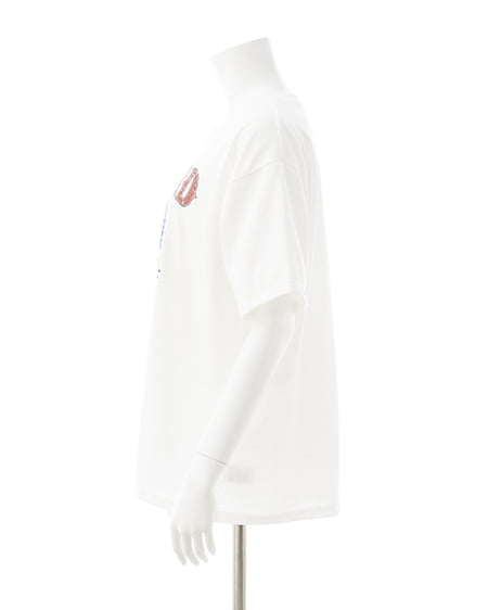INGNI（イング） スタッズ付イーグルロゴTシャツ ｵﾌﾎﾜｲﾄ