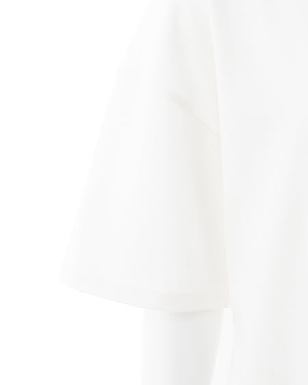 INGNI（イング） Backハート貼付チュニックTシャツ ｵﾌﾎﾜｲﾄ/ｱｶ