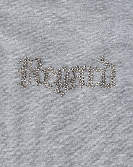 INGNI（イング） BackラインストーンロゴチュニックTシャツ ｸﾞﾚｰ