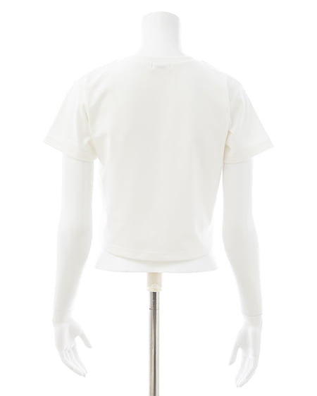 INGNI（イング） ガールロゴTシャツ ｵﾌﾎﾜｲﾄ
