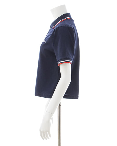 INGNI（イング） 胸ロゴクロップドポロシャツ ｺﾝ