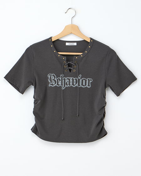 レースUPロゴTシャツ
