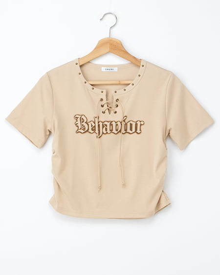 レースUPロゴTシャツ