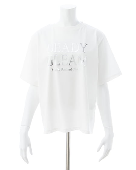 INGNI（イング） 箔プリントロゴTシャツ ｵﾌﾎﾜｲﾄ/ｼﾙﾊﾞｰ
