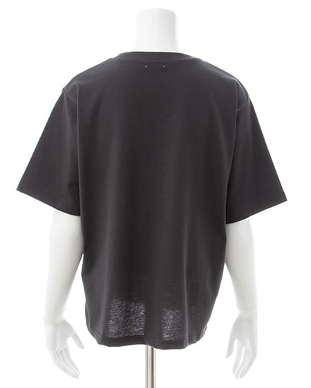 INGNI（イング） 箔プリントロゴTシャツ ﾁｬｺｰﾙｸﾞﾚｰ
