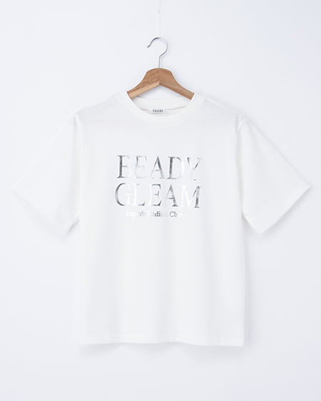 ハクプリントロゴTシャツ