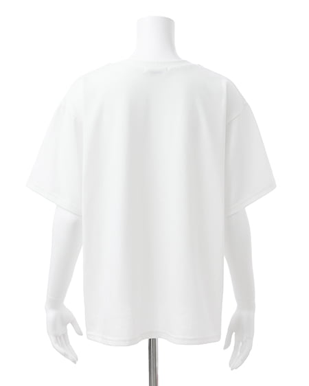INGNI（イング） 転写フォトTシャツ ｵﾌﾎﾜｲﾄ/ｱｶ