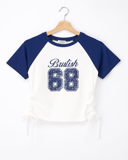 ナンバリングラグランTシャツ