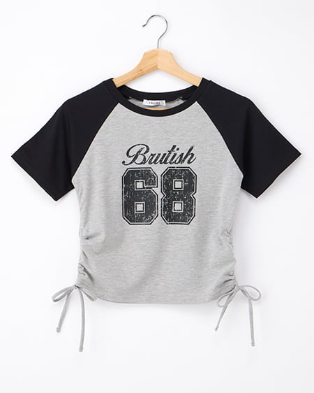 ナンバリングラグランTシャツ