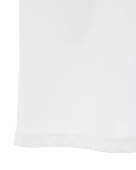 INGNI（イング） バックサークル貼付チュニックTシャツ ｵﾌﾎﾜｲﾄ/ﾋﾟﾝｸ