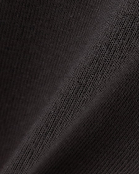 INGNI（イング） デニム貼付サイドギャザーTシャツ ﾁｬｺｰﾙｸﾞﾚｰ