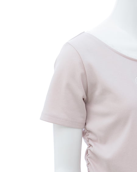 INGNI（イング） レース付きリボンTシャツ ﾋﾟﾝｸ