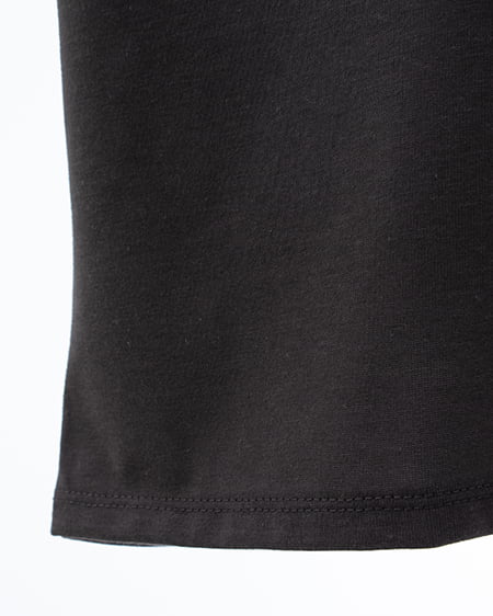 INGNI（イング） 袖フリルロゴTシャツ ﾁｬｺｰﾙｸﾞﾚｰ/ﾌﾞﾙｰ