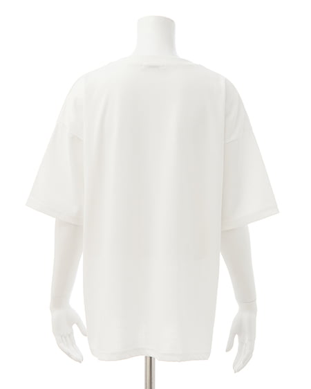 INGNI（イング） ナンバリングロゴチュニックTシャツ ｵﾌﾎﾜｲﾄ