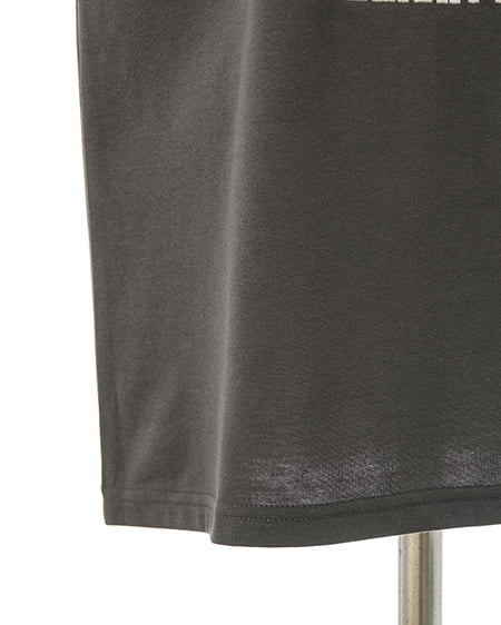 INGNI（イング） ナンバリングロゴチュニックTシャツ ﾁｬｺｰﾙｸﾞﾚｰ