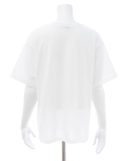 INGNI（イング） 転写箔プリントTシャツ ｵﾌﾎﾜｲﾄ/ｺﾞｰﾙﾄﾞ