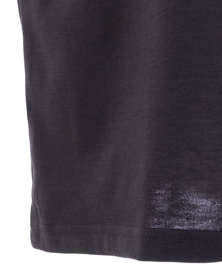 INGNI（イング） 転写箔プリントTシャツ ﾁｬｺｰﾙｸﾞﾚｰ/ｼﾙﾊﾞｰ