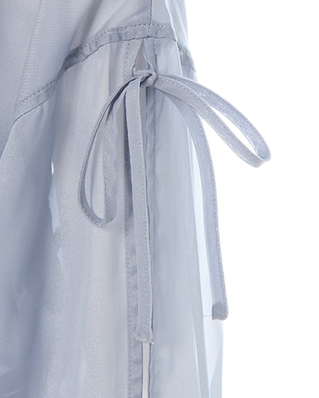 INGNI(イング) ラメシアーショート/シャツ ブルー