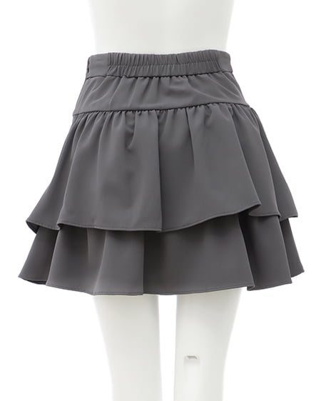 INGNI（イング） タックフレアミニスカパン ｸﾞﾚｰ