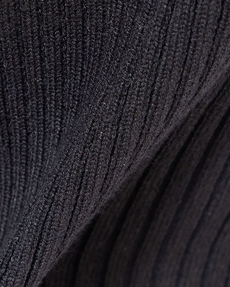 INGNI(イング) プレーディングジップニットパーカー クロ