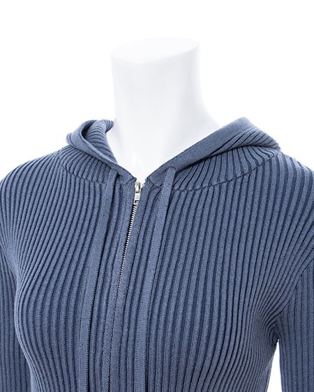 INGNI(イング) プレーディングジップニットパーカー コン