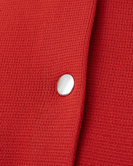 INGNI(イング) ショート丈スポンディッシュニットカーディガン アカ