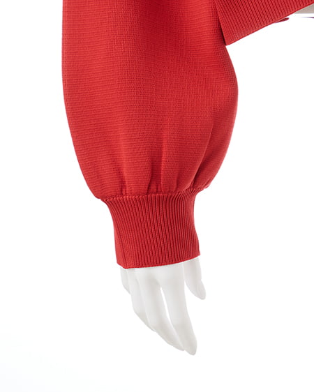 INGNI(イング) ショート丈スポンディッシュニットカーディガン アカ