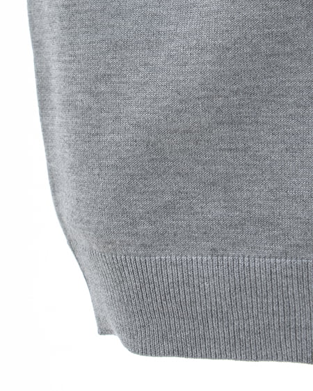 INGNI（イング） シャツドッキング半袖ニット ｸﾞﾚｰ/ﾌﾞﾙｰ