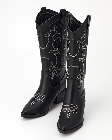 INGNI（イング） ウエスタンブーツ ｸﾛ