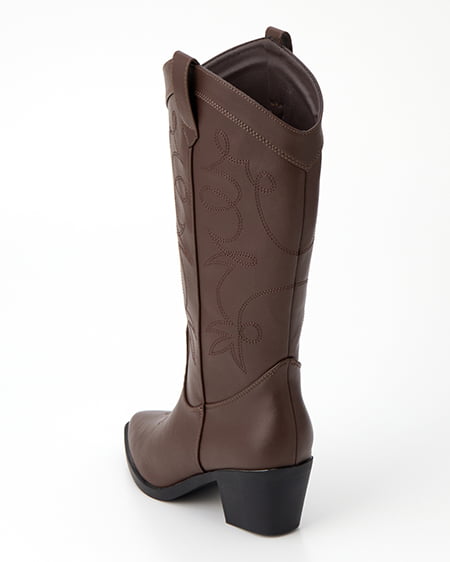 INGNI（イング） ウエスタンブーツ ﾌﾞﾗｳﾝ