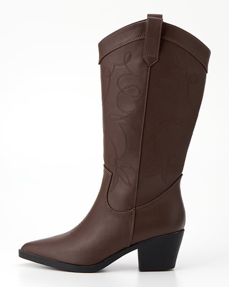 INGNI（イング） ウエスタンブーツ ﾌﾞﾗｳﾝ