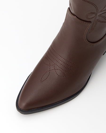 INGNI（イング） ウエスタンブーツ ﾌﾞﾗｳﾝ