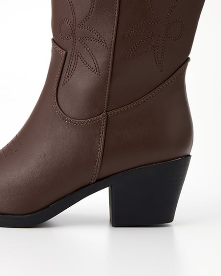 INGNI（イング） ウエスタンブーツ ﾌﾞﾗｳﾝ