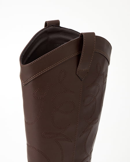 INGNI（イング） ウエスタンブーツ ﾌﾞﾗｳﾝ